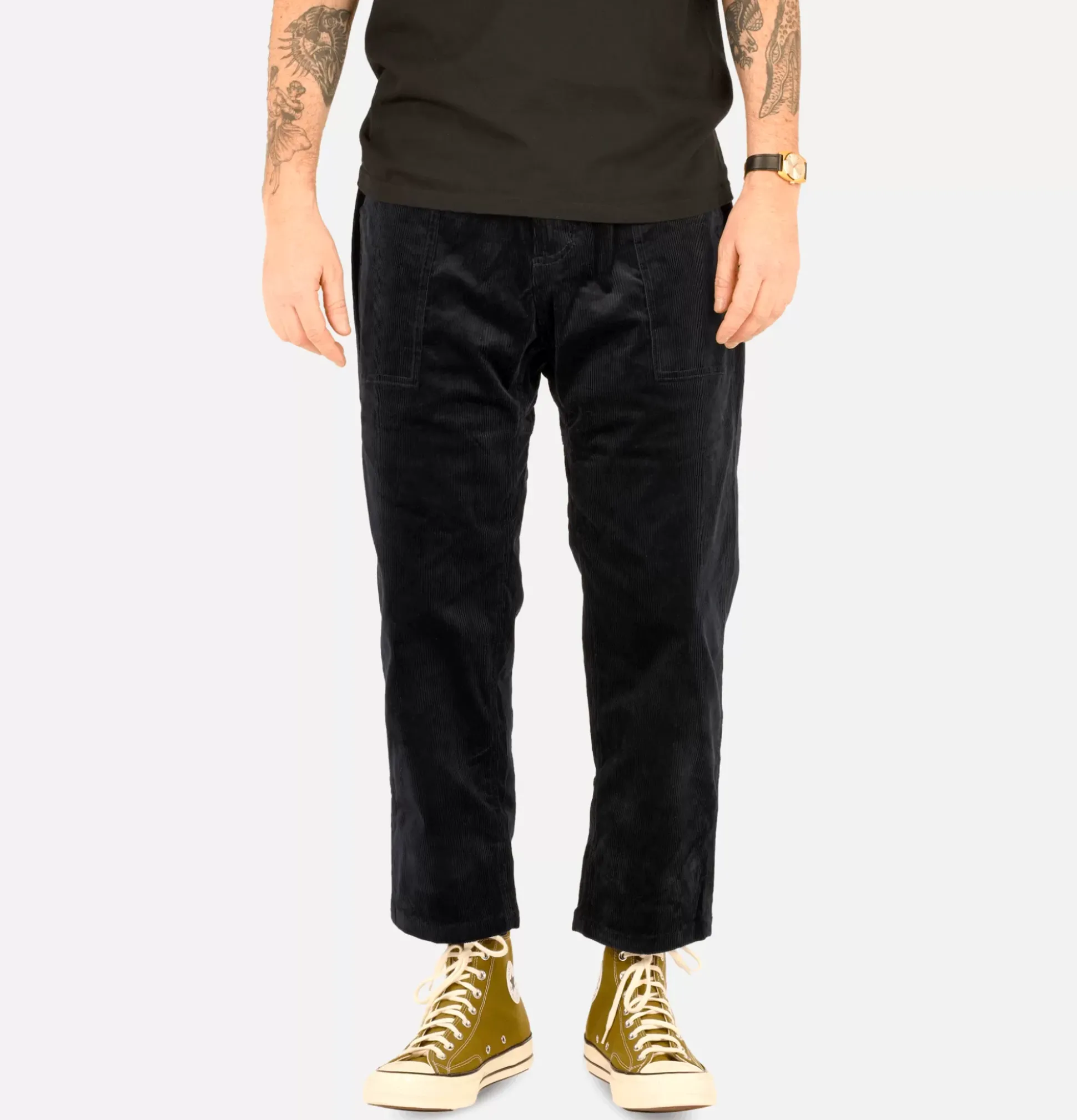 Loose Tapered Pant Cord Navy