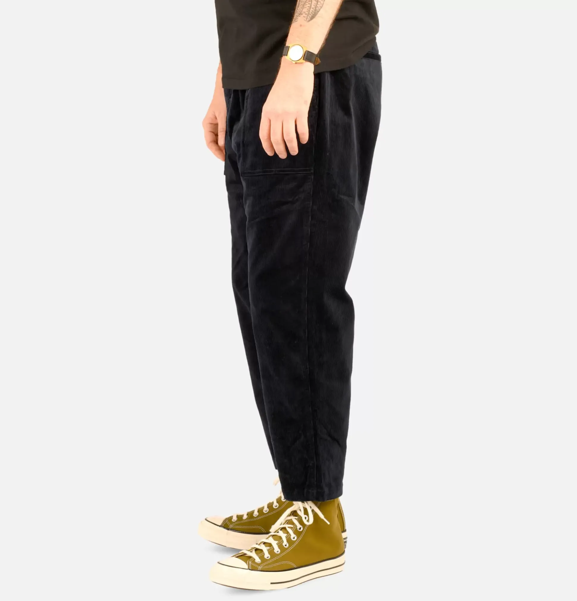 Loose Tapered Pant Cord Navy