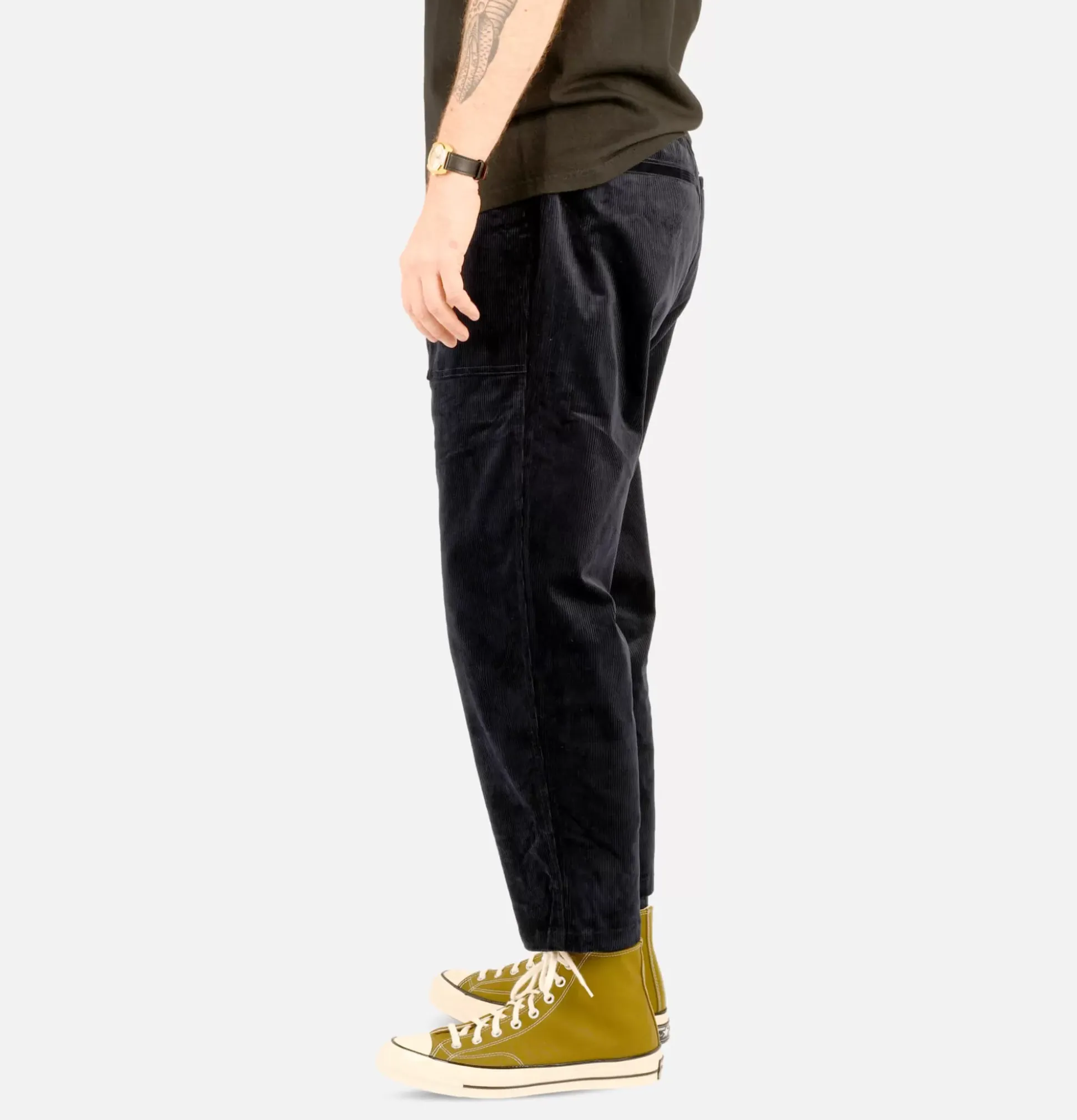 Loose Tapered Pant Cord Navy