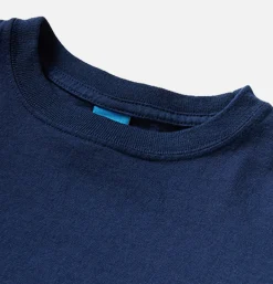 Ls Crew Tee Np Navy