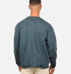 Ls Heavy Crew Tee Slate
