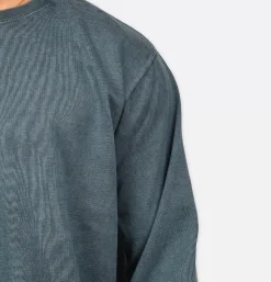 Ls Heavy Crew Tee Slate