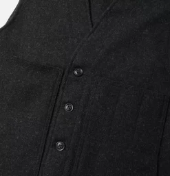 Mackinaw Wool Vest Charcoal