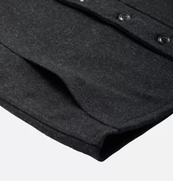 Mackinaw Wool Vest Charcoal