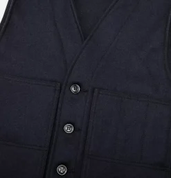 Mackinaw Wool Vest Navy