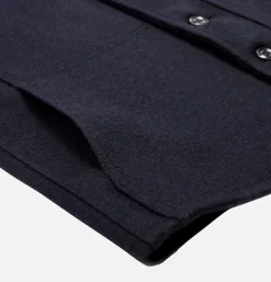 Mackinaw Wool Vest Navy