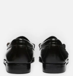 Mocassin Weejuns Black & White Leather