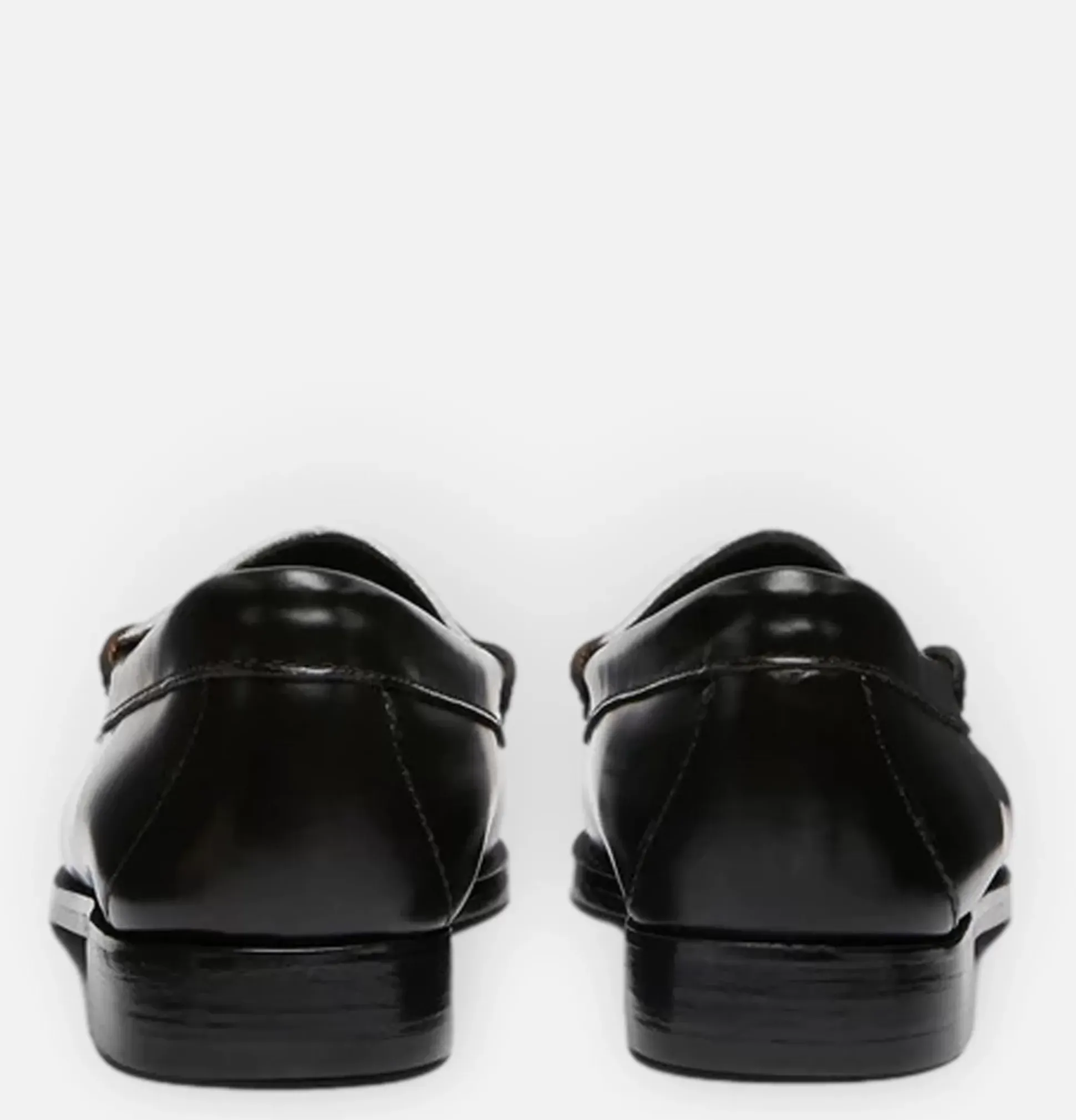 Mocassin Weejuns Black & White Leather