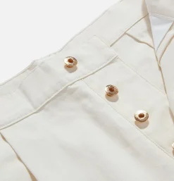 Naval Button Pants Neutral