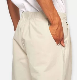 One Tuck Ankle Pants Beige