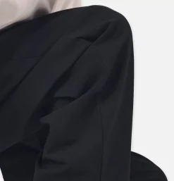 One Tuck Tapered Stretch Black