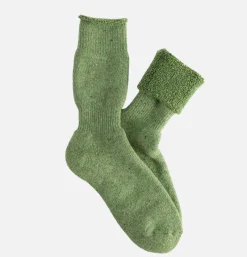 Outdoor Recycled Wool Socks Green