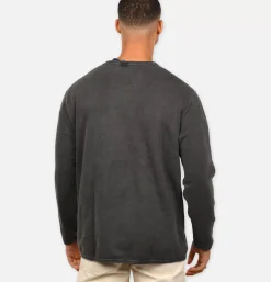9Oz Ls Crew Sweat Black