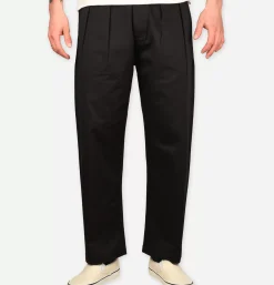Pantalon Double Pleated Black