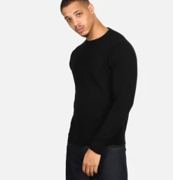 Pull Col Rond Black
