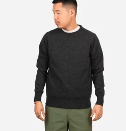 Pull Col Rond Charcoal