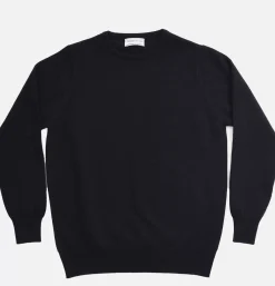 Pull Col Rond Navy