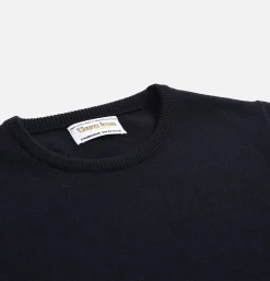 Pull Col Rond Navy