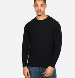 Pull Col Rond Navy