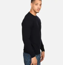 Pull Col Rond Navy