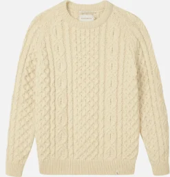 Pull Hudson Aran Ecru