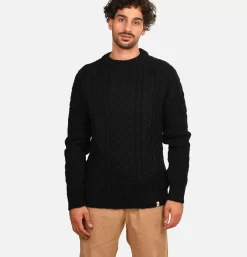 Pull Hudson Aran Navy