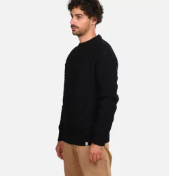 Pull Hudson Aran Navy