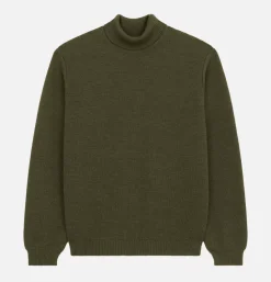 Pull Youri Col Roule Khaki