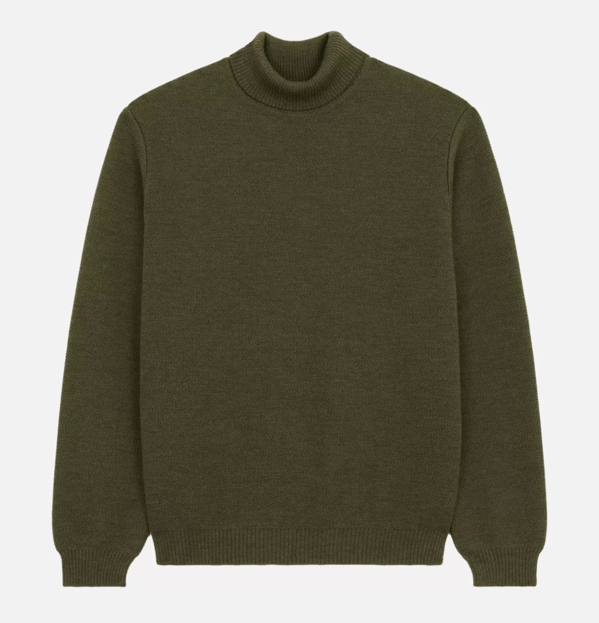 Pull Youri Col Roule Khaki