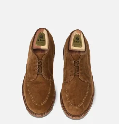 702R - Plain Toe Derby Snuff Suede