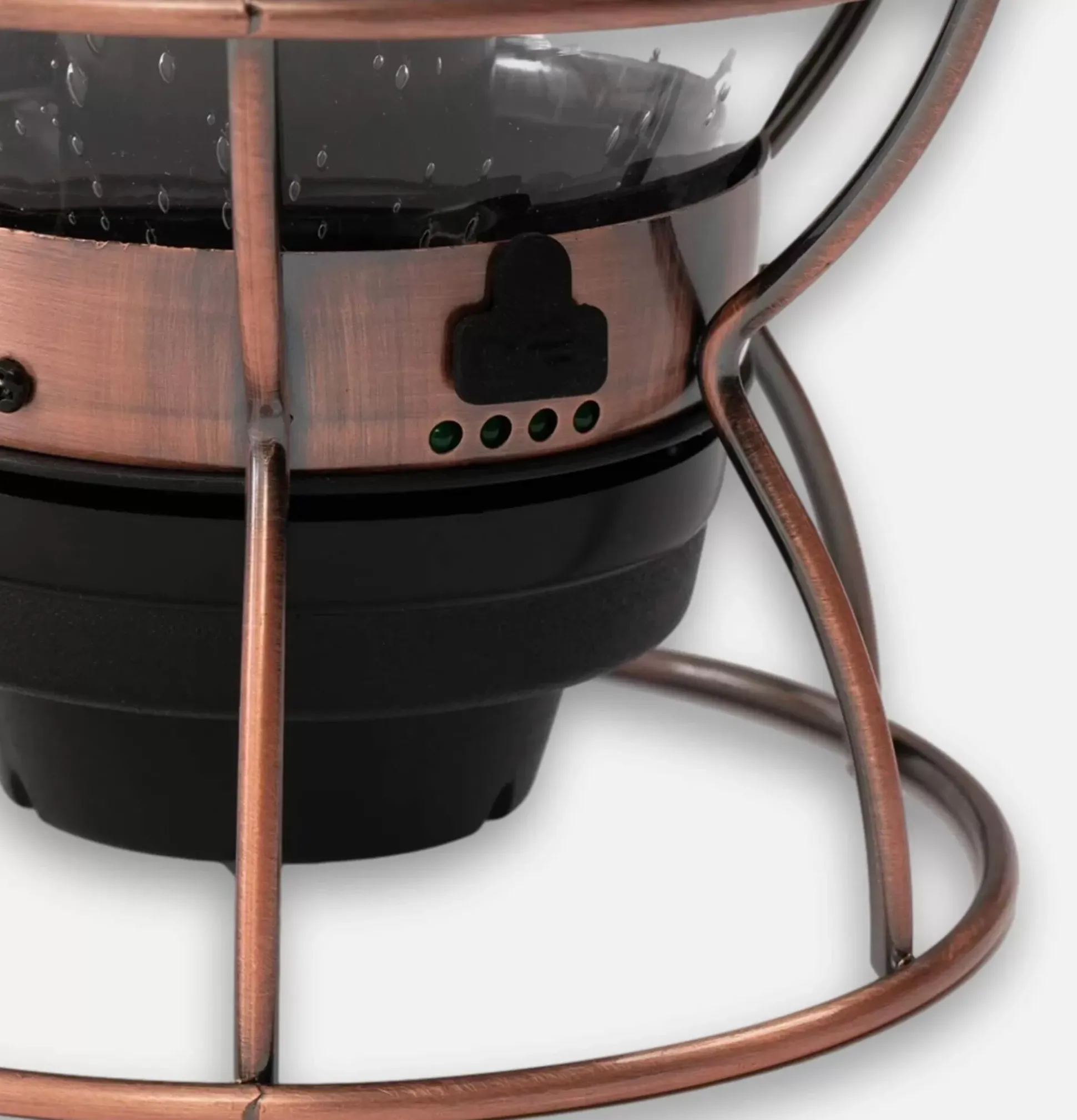 Railroad Lantern Bronze Usb