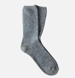 Recycled Wool Socks Blue