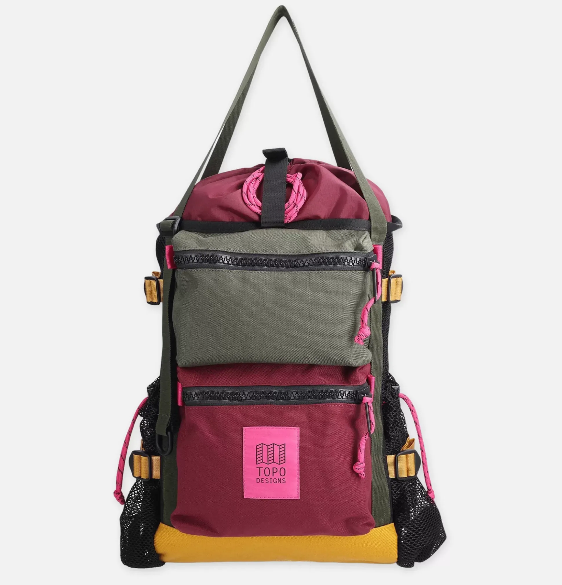River Bag Olive Burgundy