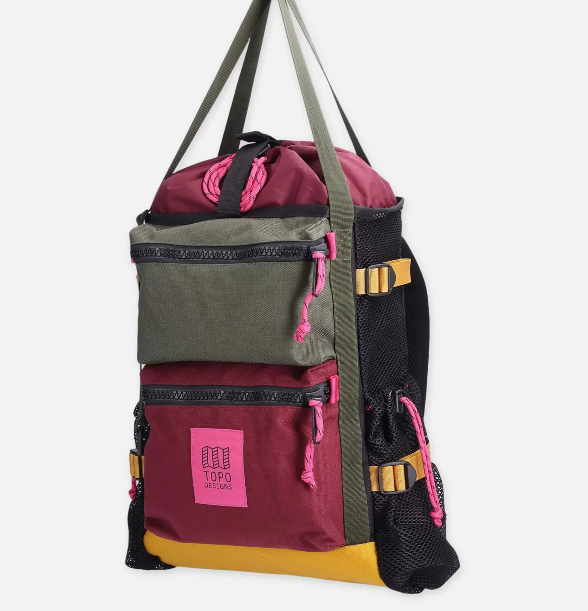 River Bag Olive Burgundy