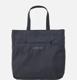 Shell Tote Bag Black Purple