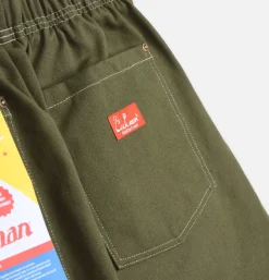 Short Front Pocket Olive