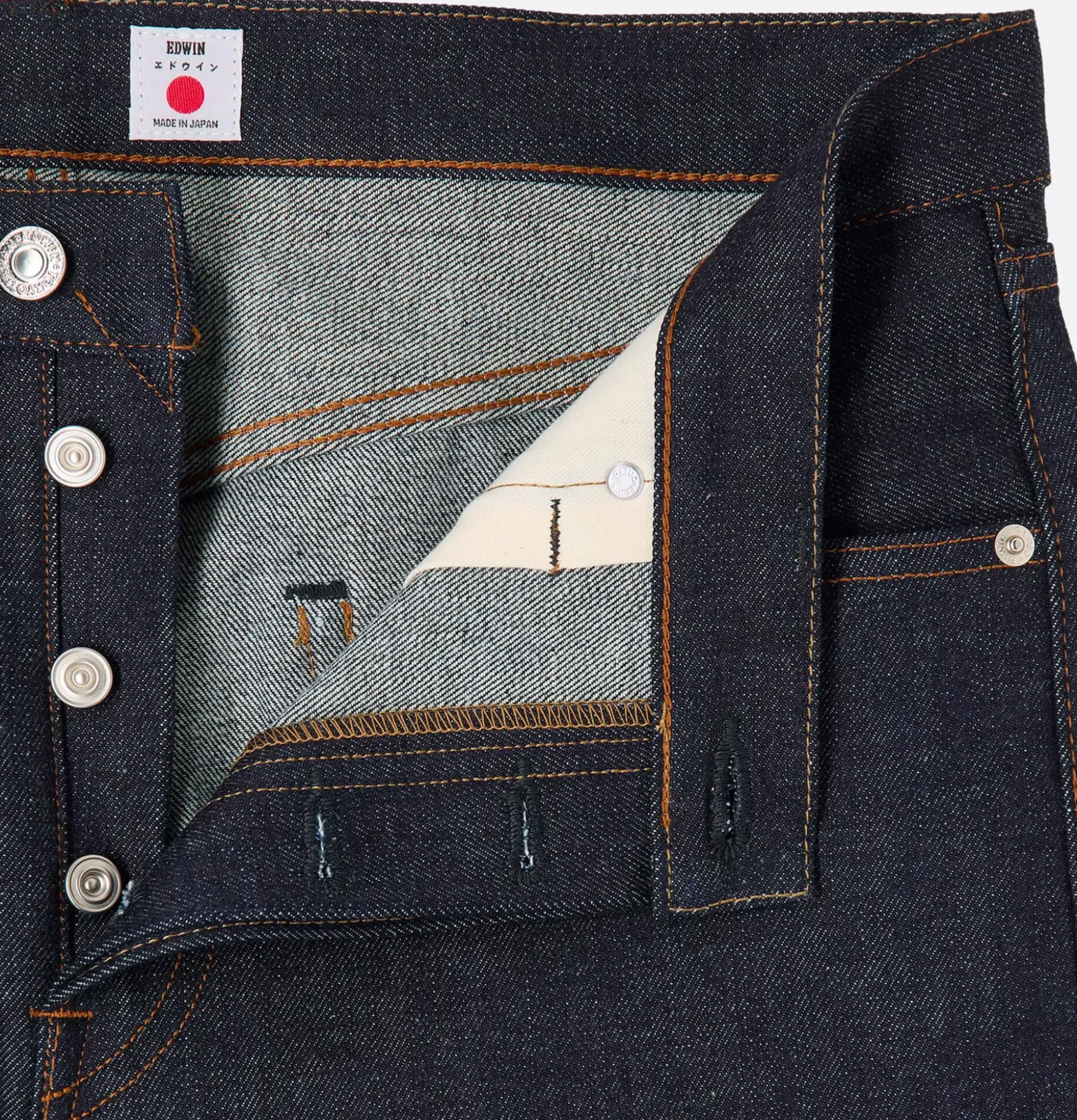 Slim Tapered Kurabo Blue Unwash