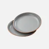 Small Enamel Plate X 2 Grey