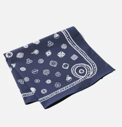 Sp Dot Bandana Navy