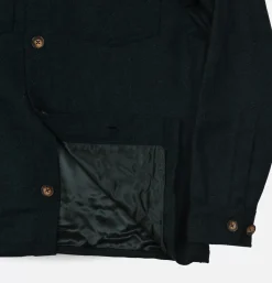 Surchemise Wool Field Forest Green