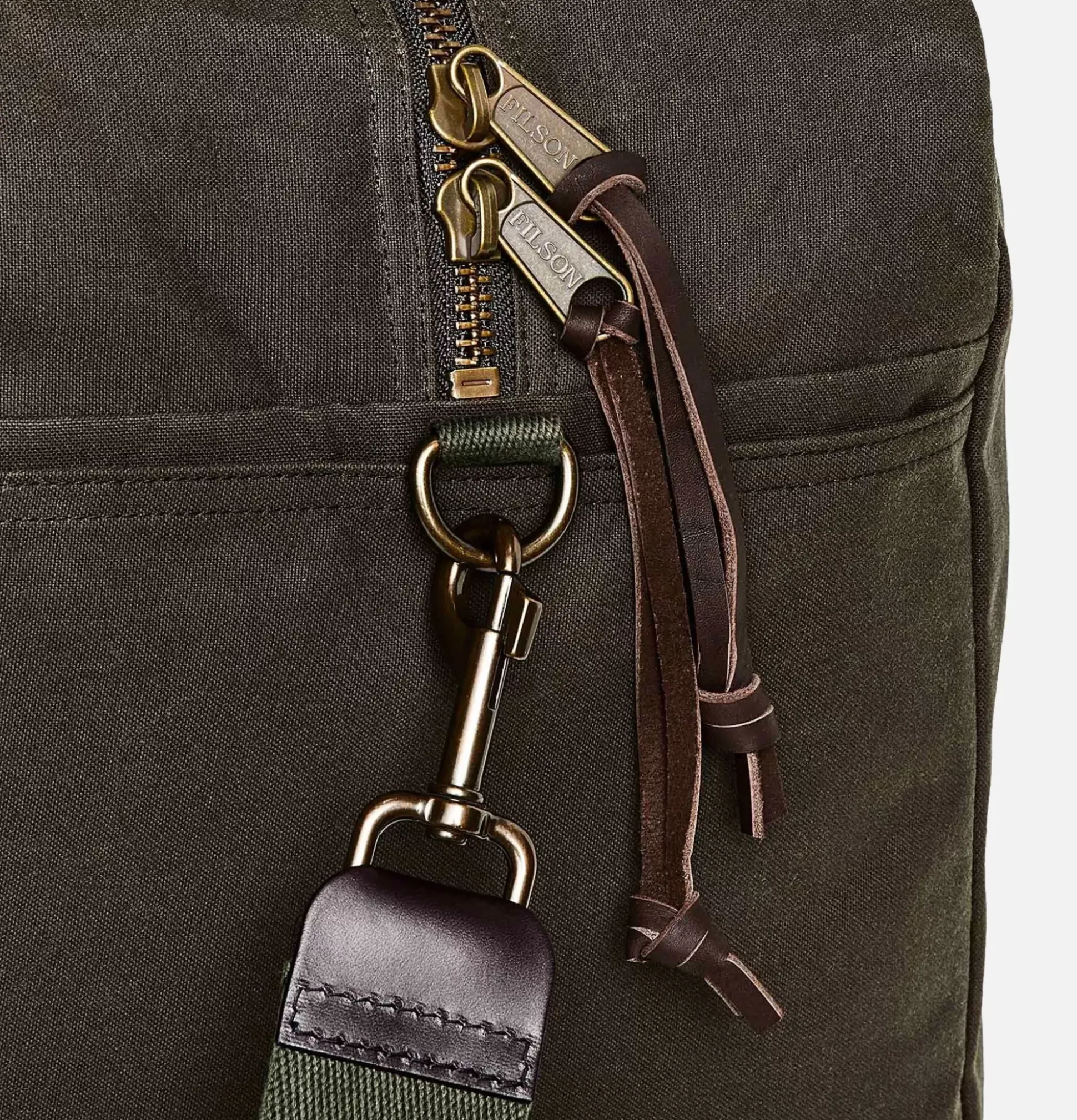 Tin Cloth Medium Duffle Bag Otter