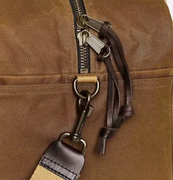 Tin Cloth Medium Duffle Bag Dark Tan