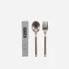 Titanium Fork And Spoon Set