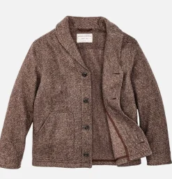 Veste Decatur Island En Laine Marron