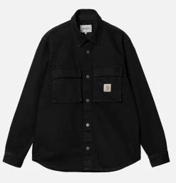 Veste Manny Shirt Black Rinsed