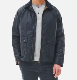 Veste Short Bedale Wax Navy