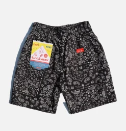 Waiters Short Paisley Black