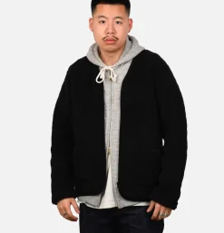 Zip Up Vee Cardigan Mole