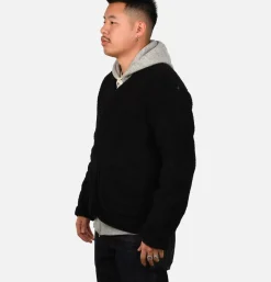 Zip Up Vee Cardigan Mole