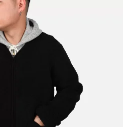 Zip Up Vee Cardigan Mole